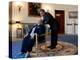 Pres Barack Obama Talks with Presidental Medal of Freedom Recipient Toni Morrison, May 29, 2012-null-Stretched Canvas