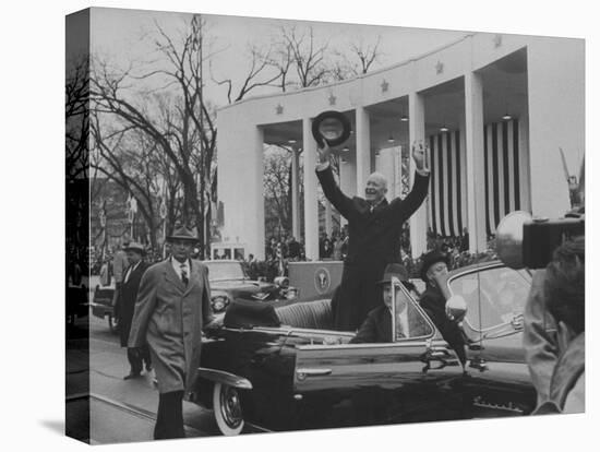 Pres. Dwight D. Eisenhower During Inauguration Day-Ed Clark-Premier Image Canvas