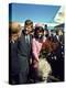 Pres. John F. Kennedy and Wife Jackie Arriving at Love Field, Campaign Tour with VP Lyndon Johnson-Art Rickerby-Premier Image Canvas