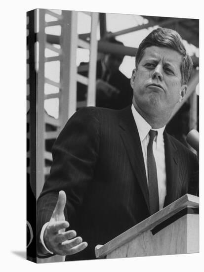 Pres. John F. Kennedy in Mexico City-John Dominis-Premier Image Canvas