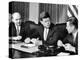 Pres. John F. Kennedy with Dean Rusk and Robert S. Mcnamara-null-Premier Image Canvas