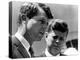 Pres John Kennedy and Attorney General Robert Kennedy at Ceremonies Honoring African Americans-null-Stretched Canvas