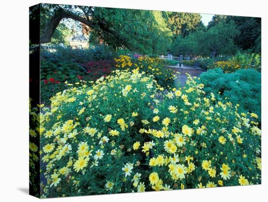 Prescott Park Garden, New Hampshire, USA-Jerry & Marcy Monkman-Premier Image Canvas