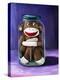 Preserving Childhood Sock Monkey-Leah Saulnier-Premier Image Canvas