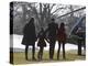 President Barack Obama anf Family Walk on the South Lawn of the White House in Washington-null-Premier Image Canvas