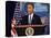 President Barack Obama at a News Conference, Brady Press Briefing Room-Dennis Brack-Premier Image Canvas