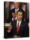 President Barack Obama Gestures While Delivering Speech on Healthcare to Joint Session of Congress-null-Premier Image Canvas