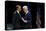 President Barack Obama with Former President Bill Clinton at an Election Year Fundraiser-null-Stretched Canvas