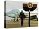 President Bush Walks Back to Air Force One after Speaking to Reporters at Toledo Express Airport-null-Premier Image Canvas