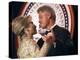 President Clinton Dances with His Wife Hillary at the Veterans Ball Monday-null-Premier Image Canvas
