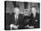 President Eisenhower with British Prime Minister Harold Macmillan in the Oval Office-null-Stretched Canvas