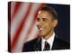 President-Elect Barack Obama Smiles During Acceptance Speech, Nov 4, 2008-null-Premier Image Canvas