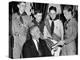 President Franklin Roosevelt Receives the Five-Millionth Copy of the Boy Scout Handbook-null-Stretched Canvas