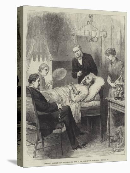 President Garfield Lying Wounded in His Room at the White House, Washington-null-Premier Image Canvas