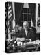 President Harry S. Truman Seated at His Desk in the White House-Gjon Mili-Premier Image Canvas