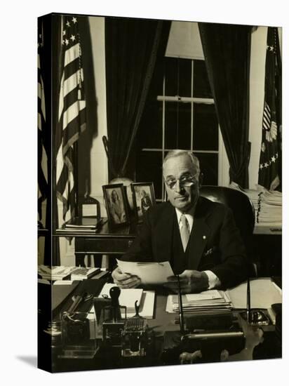 President Harry S. Truman-Gjon Mili-Premier Image Canvas