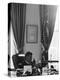 President John F. Kennedy in the Oval Office During the Steel Crisis-null-Premier Image Canvas