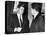 President John Kennedy Confers with Former Vice President Richard Nixon-null-Stretched Canvas