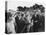 President Kennedy Greets Peace Corps Volunteers on the White House South Lawn-Stocktrek Images-Premier Image Canvas