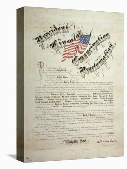 President Lincoln, Emancipation Proclamation, San Francisco-null-Premier Image Canvas