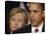 President Obama, Hillary Clinton at His Side, Announces New Strategy for Afghanistan and Pakistan-null-Premier Image Canvas