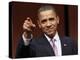 President Obama Points to Crowd before Signing Health Care and Education Reconciliation Act of 2010-null-Premier Image Canvas
