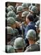 President Richard Nixon with Crowd of US Soldiers During Surprise Visit to War Zone in S. Vietnam-Arthur Schatz-Premier Image Canvas