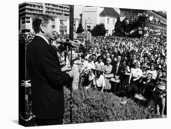President, Ronald Reagan, During His Campaign for the Presidency, Alabama, 1980-null-Stretched Canvas