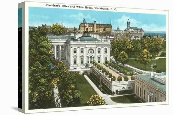 President's Office, White House, Washington D.C.-null-Stretched Canvas
