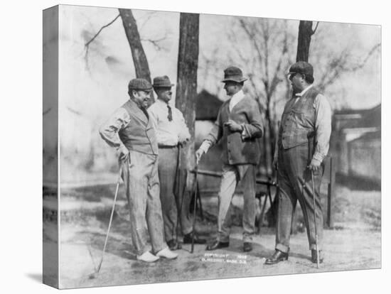 President Taft out with the Guys Golfing Photograph - Washington, DC-Lantern Press-Stretched Canvas