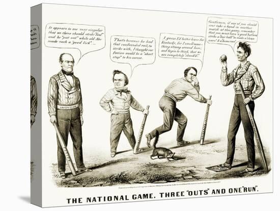 Presidential Campaign, 1860-Currier & Ives-Premier Image Canvas