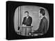 Presidential Candidate Richard M. Nixon Speaking During a Televised Debate-Paul Schutzer-Premier Image Canvas