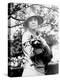 Presidential Pet, Mrs. Coolidge with Rebecca-Science Source-Premier Image Canvas