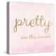 Pretty on the Inside Pink-Miyo Amori-Stretched Canvas