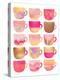 Pretty Pink Coffee Cups-Elisabeth Fredriksson-Premier Image Canvas
