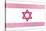 Pretty Pink Shield of David-null-Stretched Canvas