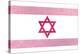 Pretty Pink Shield of David-null-Stretched Canvas