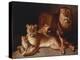 Pride of Lions-Jean-Baptiste Huet-Premier Image Canvas