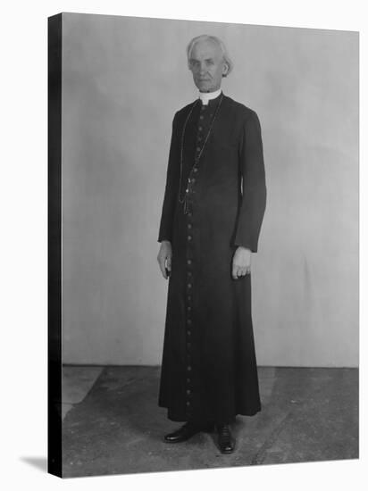 Priest in Cassock-null-Stretched Canvas