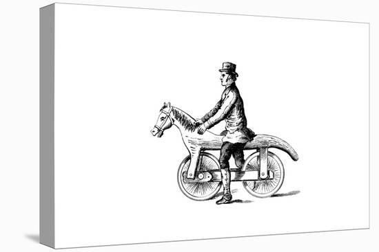 Primitive Bicycle, a Form of Dandy Horse, C1818-null-Premier Image Canvas