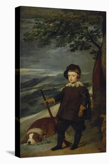 Prince Balthasar Carlos as Hunter, about 1635-Diego Velazquez-Premier Image Canvas