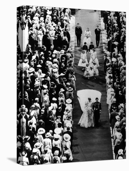 Prince Charles and Lady Diana Spencer Royal Wedding at St Pauls Cathedral in London-null-Premier Image Canvas