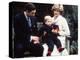 Prince Charles and Princess Diana with Prince William at Kensington Palace-null-Premier Image Canvas