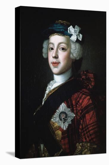 Prince Charles Edward Stuart (Bonnie Prince Charlie)-William Mosman-Stretched Canvas