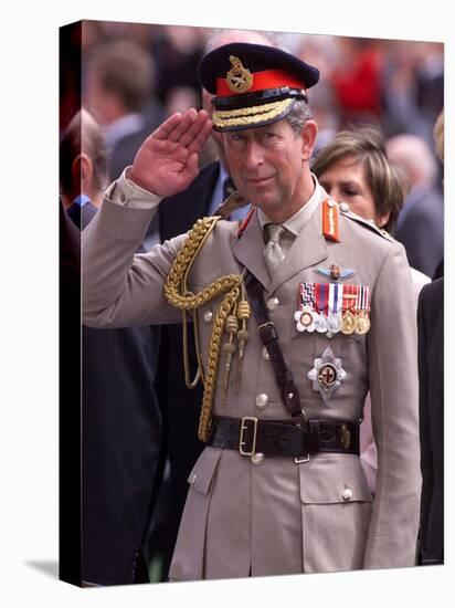 Prince Charles Takes Salute and Meets Veterans of Dunkirk-null-Premier Image Canvas