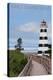 Prince Edward Island - Cedar Dunes Lighthouse-Lantern Press-Stretched Canvas