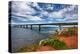 Prince Edward Island - Confederation Bridge-Lantern Press-Stretched Canvas