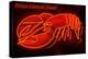 Prince Edward Island - Lobster Neon Sign-Lantern Press-Stretched Canvas