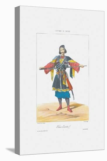 Prince of Imereti (From: Scenes, Paysages, Meurs Et Costumes Du Caucas), 1840-Grigori Grigorievich Gagarin-Premier Image Canvas