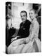 Prince Rainier III with Actress Grace Kelly at the Announcement of Their Engagement-Howard Sochurek-Premier Image Canvas